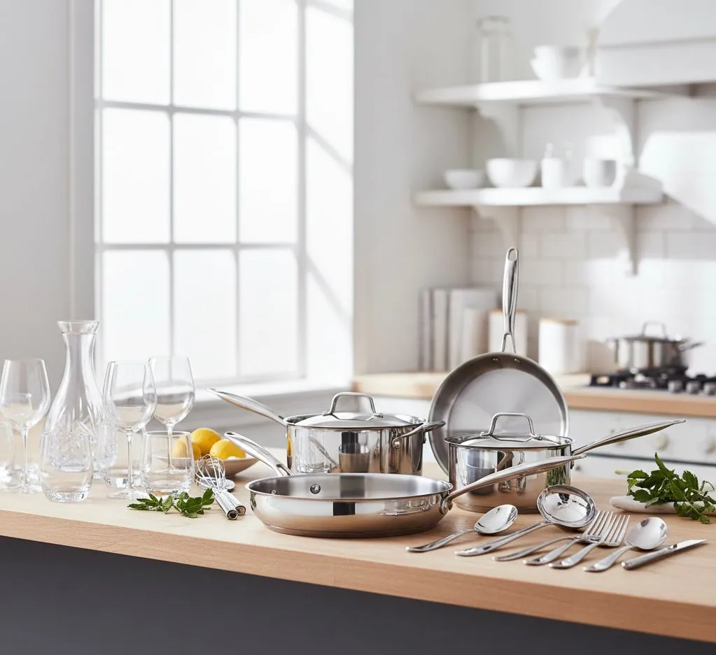 Stainless Steel Cookware & Cutlery