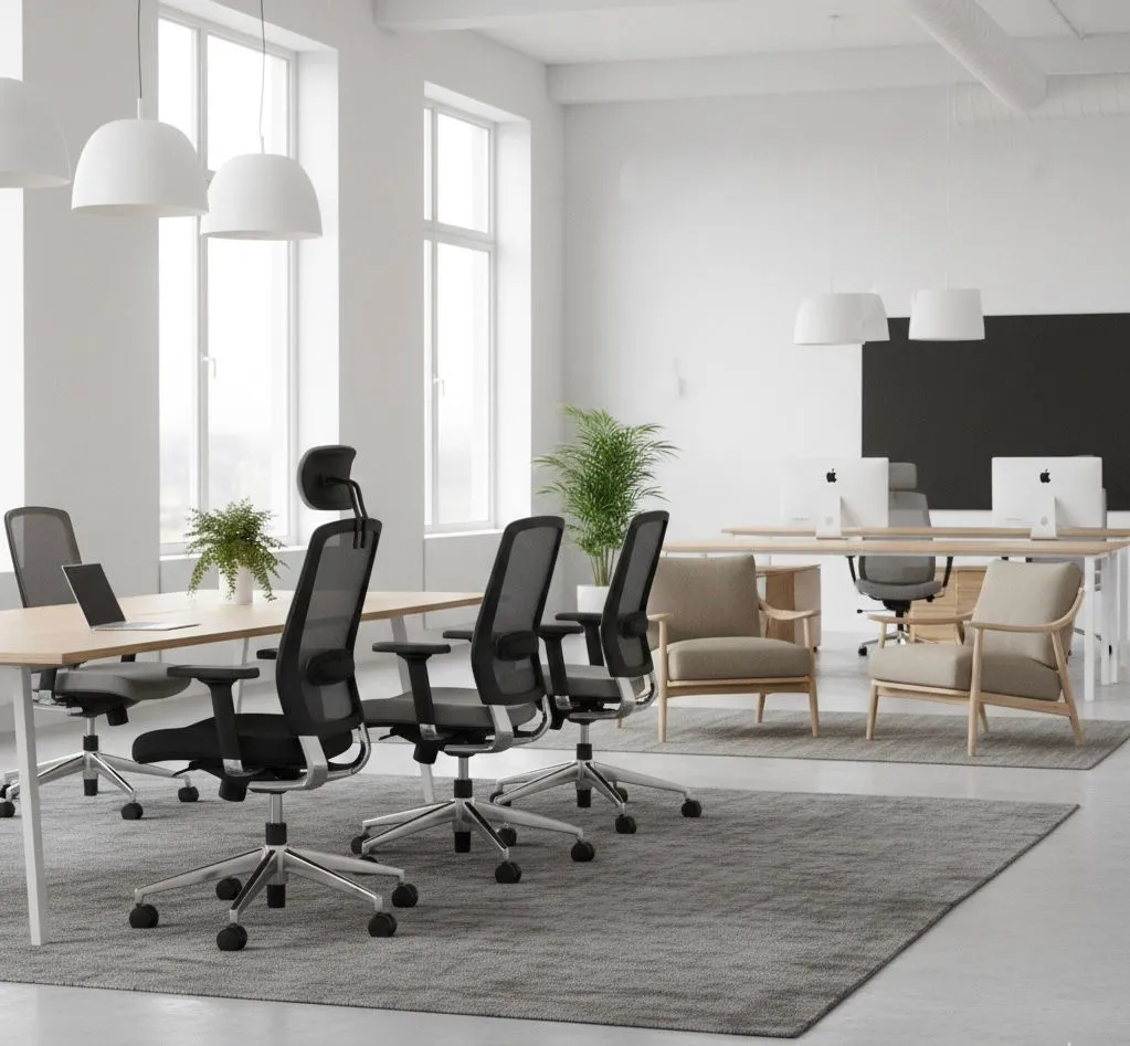 Ergonomic working conditions and seating furniture